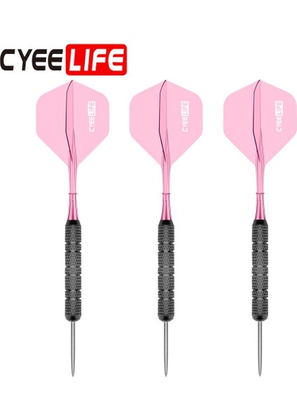 Pembe Tarzı Cyeelife 20G Profesyonel Çelik Ucu Yeni Tek Parça Şaftlı Dart Düşmeyin ve Kırılması Kolay Değil (Yurt Dışından)