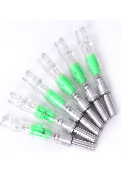 3 Adet Id5.3mm Yeşil Stil Okçuluk Ok LED Işıklı Nocks Bileşik Olimpik Yaylar Için Kuyruğa Otomatik Vuruşlaruzun Yay Ok Milleri (Yurt Dışından)