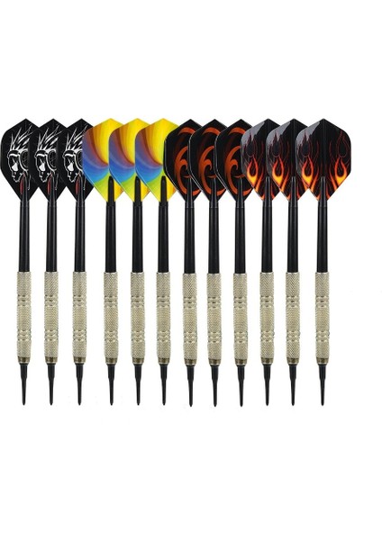 Darteces Dart Elektronik Dart Için Plastik Uç Seti Pirinç Dart 30 Uçuş ve 100 Uçlu (Yurt Dışından)