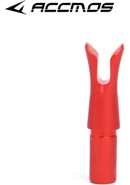 5 Adet Kırmızı Id6.2 Stili Okçuluk Alüminyum Alaşımlı Ekleme Ok Nock Pin Nock Fit Ok Mili Bileşik Olimpik Çekim Aksesuarları (Yurt Dışından)