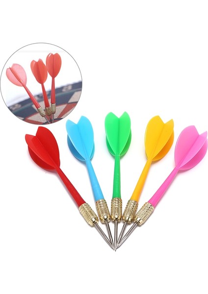 Gül Kırmızı Tarzı Yeni 11CM Iğneli Dart Tahtası Dart Tahtası Iğnesi Entegre Dart Iğnesi Metal Dart (Yurt Dışından)