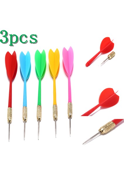 Gül Kırmızı Tarzı Yeni 11CM Iğneli Dart Tahtası Dart Tahtası Iğnesi Entegre Dart Iğnesi Metal Dart (Yurt Dışından)