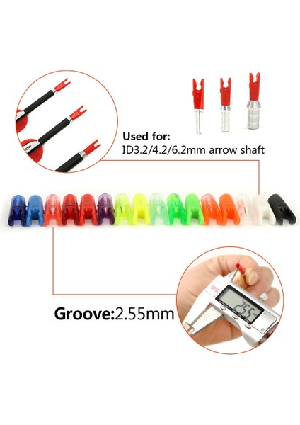 No.14 Tarzı Dıy Plastik Ok Pimi Nocks Boyut L Veya Id Ok Mili Okçuluk Aksesuarı Için Alüminyum Nock Pimi Iğneleri (Yurt Dışından) modelleri