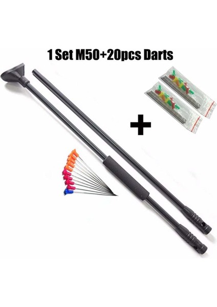 50 Adet2 Tarzı Blow Arrow Metal Şişirme Pimi Köpük Kavrama Okçuluk M50 Siyah Bağlantı Tüpü Avcılık Blowgun Outdoor Shooting Recreational Blowarrow (Yurt Dışından) modelleri