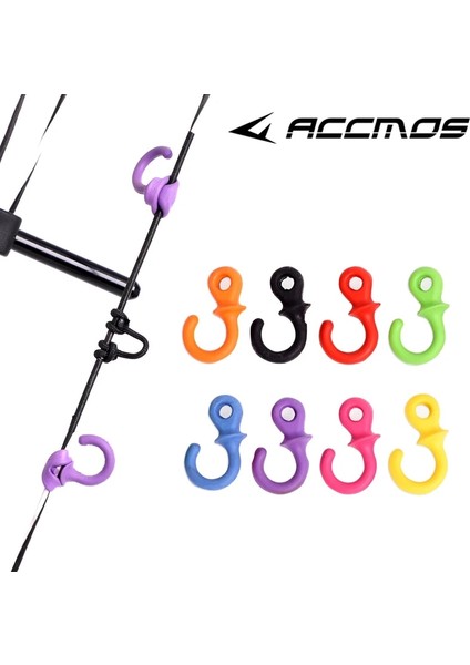 Açık Yeşil Tarzı 8pcslot Okçuluk Yay Dize Sabitleyici Bileşik Bowstring Damper Susturucu Durdurma Şok ve Gürültü Salınım Basit Kurulum (Yurt Dışından) fiyatları
