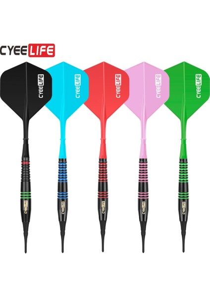 Chaoduo Shop Yeşil Stil Cyeelife 16G Yumuşak Dart Bakır Dart Namlu Elektronik Dart Bar Oyunları 30SOFT Dart Rengi (Yurt Dışından)