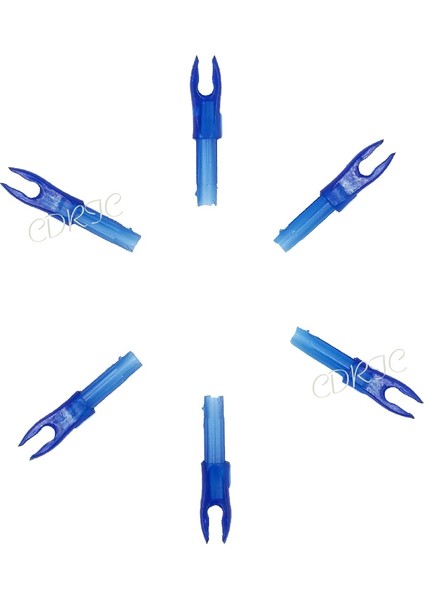Şeffaf Mavi Stil Olor Arrow Nock Şaft Od Için Karbon Arrow Fiberglas Ok Mili Okçuluk Çekimi (Yurt Dışından)