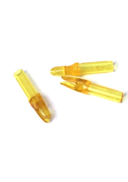 Şeffaf Sarı Stil Okçuluk Kımlığı Karbon Fiberglas Ok Mili Kımlığı Dıy Okçuluk Aksesuarı Için Ok Nocks (Yurt Dışından)