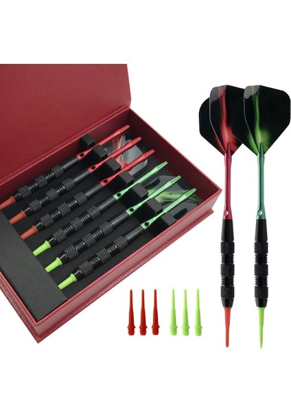 Goodarts Yumuşak Ucu Dart Seti 18G Profesyonel Plastik Dart Varil Elektronik Dart Tahtası Alüminyum Şaft Dart Kılıfı Kapalı Spor (Yurt Dışından)