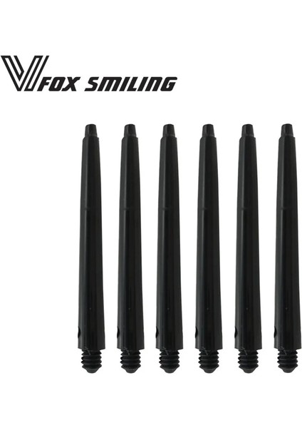 Siyah 35MM 30PCS Tarzı Fox Gülen Dart Milleri Naylon 2ba Profesyonel Dart Için Dart Mili Plastik Dart Milleri Aksesuarları (Yurt Dışından)