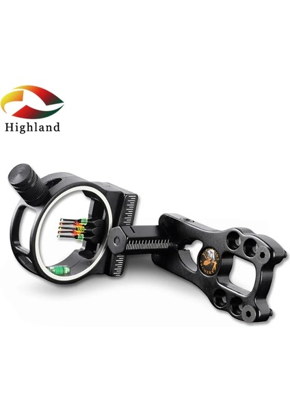 Siyah Stil Okçuluk Avcılık Atıcılık Için Işlenmiş LED Işık Fiber Branc ile Yeni Topoint Tompound Bow Sight (Yurt Dışından) fırsatları