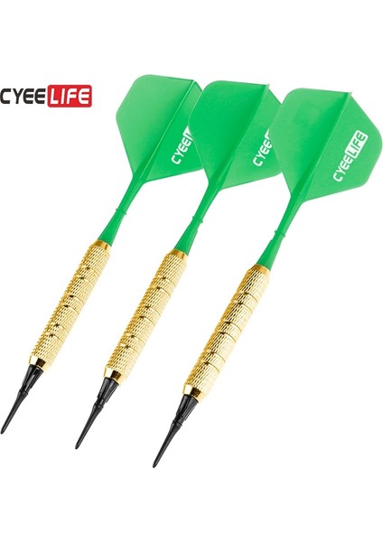 Yeşil Stil Cyeelife 18G Dart Yumuşak Ucu Dart Dart Tahtası Ucu Spor Oyunu Için Kapalı Spor Iğne Fırlatma 3 Adet (Yurt Dışından)