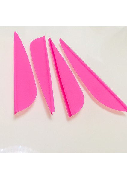 40 Adet 3 Inç Pk Tarzı "okçuluk Okları Fletching" Vane Feather Diy Ok Aksesuarları (Yurt Dışından)