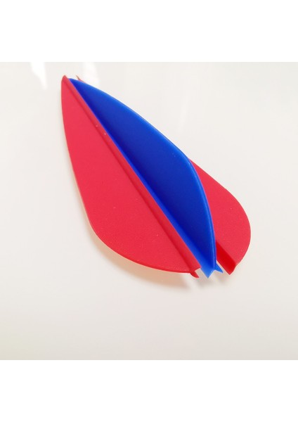 40 Adet 3 Inç Pk Tarzı "okçuluk Okları Fletching" Vane Feather Diy Ok Aksesuarları (Yurt Dışından)