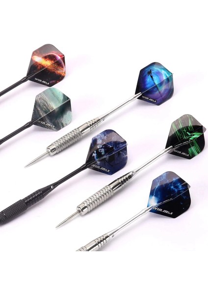 90 Adet Dart Uçuş Stili Wınmax Adet Dart Uçuşları Çoklu Stiller Renkli Pet Standart Yedek Dart Kuyruk Kanadı Yumuşak Yapraklar Pvc Aksesuarlar (Yurt Dışından)