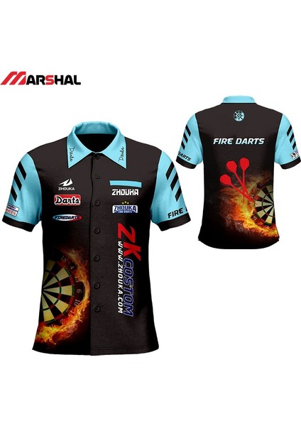 3xl... Resim Gösterisi Stili Süblimasyon Baskı Fabrikası ile Özel Erkek Atış Gömleği Özel Dart Erkek T Shirt Oem Üretici Tasarımı (Yurt Dışından)
