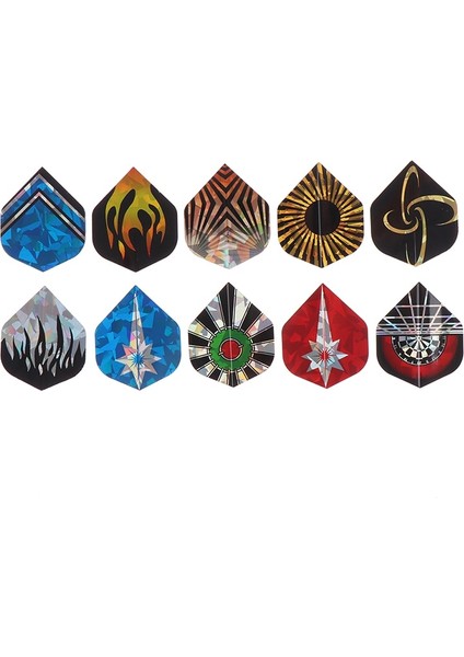 TSOD05-L12 Stili Dart Aksesuarları Reflektif Baskı Lazer Dart Kanat Dart Avcılık Uçuşları Pvc Güzel Dart Uçuş Setleri (Yurt Dışından)