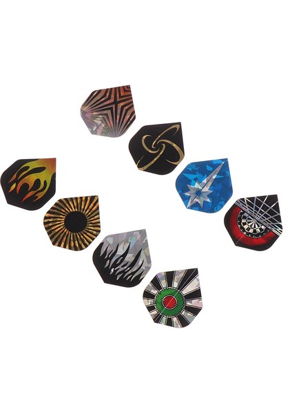 TSOD05-L12 Stili Dart Aksesuarları Reflektif Baskı Lazer Dart Kanat Dart Avcılık Uçuşları Pvc Güzel Dart Uçuş Setleri (Yurt Dışından)