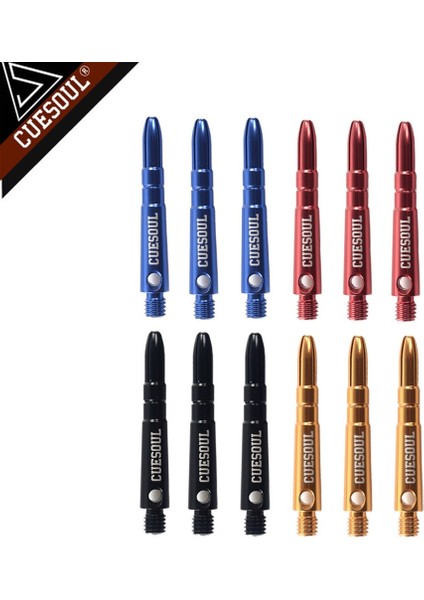 Mavi 35MM Tarzı Cuesoul mm Alüminyum Dart Şaftları 2ba Profesyonel Dart Aksesuarları 4 Renk (Yurt Dışından)