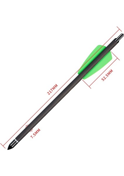 7.5 Inç 12 Adet Tarzı Toparchery Karbon Tatar Yayı Ok Cıvataları Inç Okçuluk Okları 2 "kanatlı Avcılık Okları Avcılık Için Değiştirilen Ok Ucu (Yurt Dışından) indirimleri