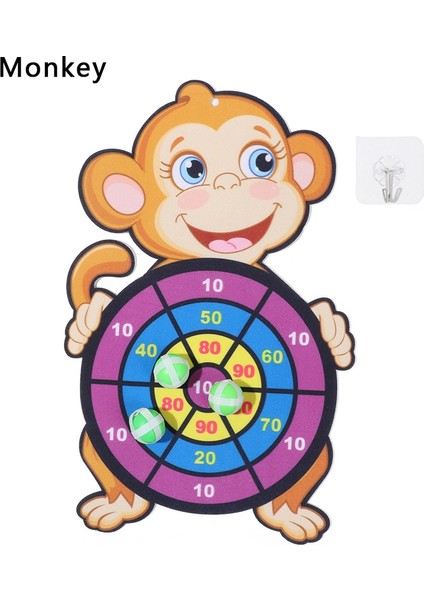 Maymun Stili 2021 Yeni Çocuk Karikatür Hayvan Dart Tahtası Sevimli Fil Hedef Dart Doğruluk Hassas Hedef Spor Eğlence Aksesuarları (Yurt Dışından)