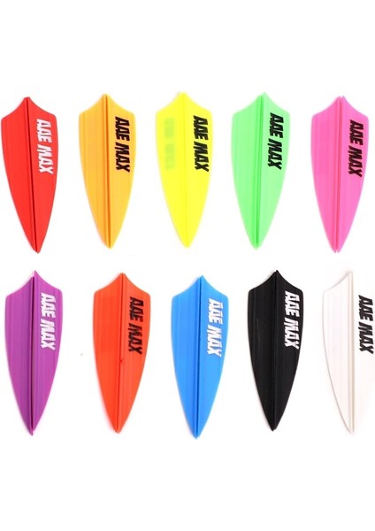 Yeşil Stil Ok Tüyü Plastik Minibüsler Kuş Tüyü 4.8cm Ok Okçuluk Dıy Fletching Ok Kanatları Ok Aksesuarı (Yurt Dışından) fiyatları