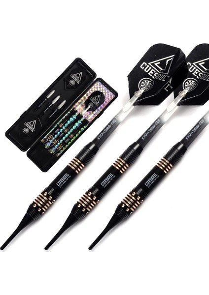 CSBCD006 Stili Cuesoul Profesyonel Siyah Akrep 16G Yumuşak Uçlu Dart Kapalı Sporlar (Yurt Dışından)