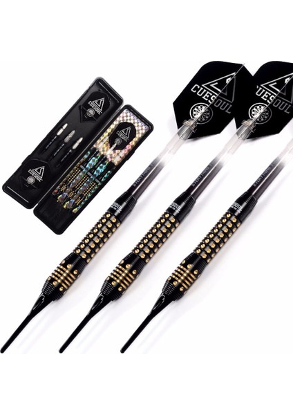 CSBCD006 Stili Cuesoul Profesyonel Siyah Akrep 16G Yumuşak Uçlu Dart Kapalı Sporlar (Yurt Dışından) modelleri