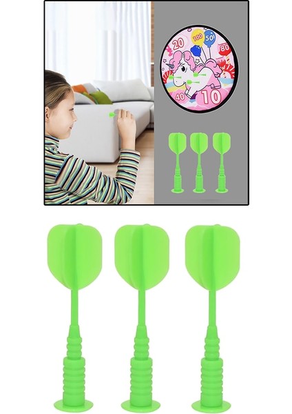 Dart 7.5X2CM Stili Plastik Dart Mükemmel Kapalı Oyunlar Çocuklar Için Yapışkan Top Yuvarlak Yapıştırıcı Kumaş Dart Tahtası Oyunu, El-Göz Koordinasyonunu Iyileştirme (Yurt Dışından)