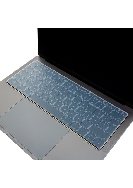 Laptop Macbook Pro Klavye Kılıf Türkçe Q Baskılı A1534 A1708 ile Uyumlu