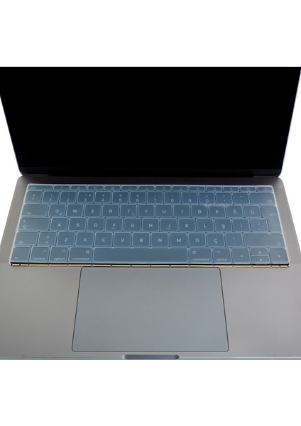 Laptop Macbook Pro Klavye Kılıf Türkçe Q Baskılı A1534 A1708 ile Uyumlu