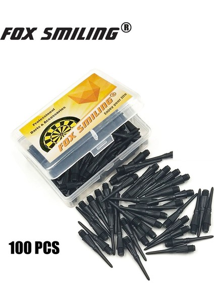 Yeşil 100 Adet Tarzı Fox Gülen Ba Profesyonel Naylon Yumuşak Uçlu Dart Iğne Noktası Aksesuarları (Yurt Dışından) fiyatları