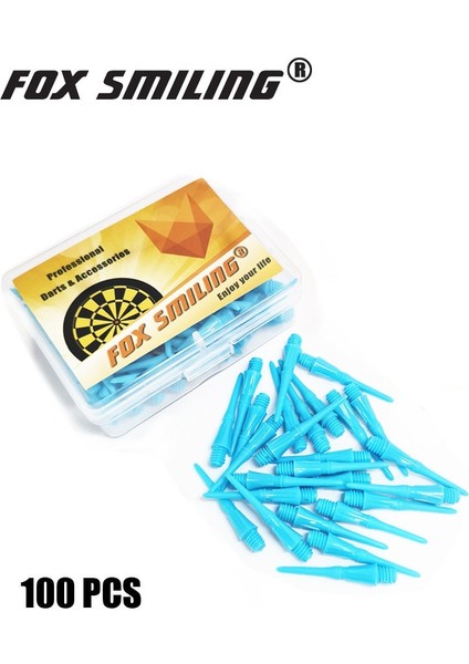 Yeşil 100 Adet Tarzı Fox Gülen Ba Profesyonel Naylon Yumuşak Uçlu Dart Iğne Noktası Aksesuarları (Yurt Dışından) modelleri