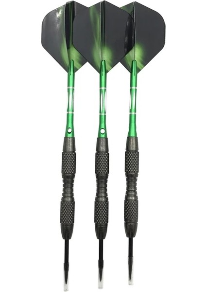 Yernea Profesyonel Sert Dart Yüksek 20G Çelik Ucu Dart Tungsten Çelik Varil Yeşil Alüminyum Dart Milleri Uçuşlar (Yurt Dışından) fırsatları