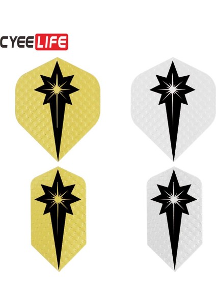 Yeşil Stil Cyeelife Paketleri 3D Dart Uçuşları En Iyi , Slivergold ile Alüminyum Folyo (Yurt Dışından) fiyatları