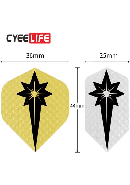 Yeşil Stil Cyeelife Paketleri 3D Dart Uçuşları En Iyi , Slivergold ile Alüminyum Folyo (Yurt Dışından) modelleri