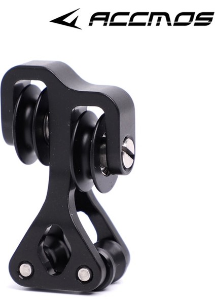 Siyah Stil Alüminyum Alaşımlı Makaralı Kablo Slaytı "bar Yay Dize Bölücü Rulo Slayt Değiştirme Bowstring Ayırıcı Ok Kasnağı (Yurt Dışından)