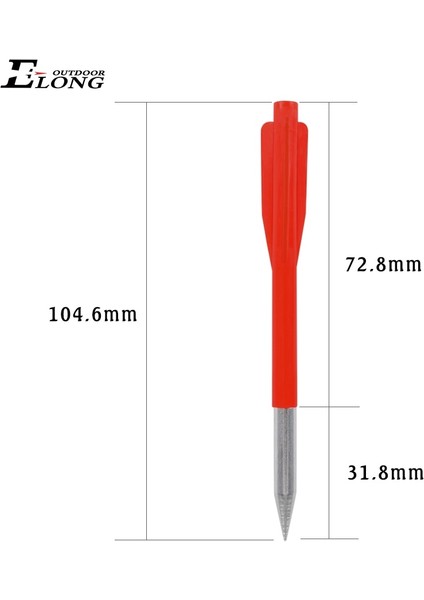 20 Adet D Tarzı -4ınch Okçuluk Tatar Yayı Cıvataları Alüminyum Ipuçları Cıvata Ok Broadheads Flecha Lb Tabanca Doğru 2021 Için (Yurt Dışından)