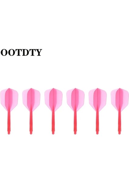 Kırmızı Stil Ootdty Plastik Profesyonel Dart Uçuşları 2ba Vidalı Yumuşak Dayanıklı Dart Kuyruğu Dart Kuyruğu (Yurt Dışından)