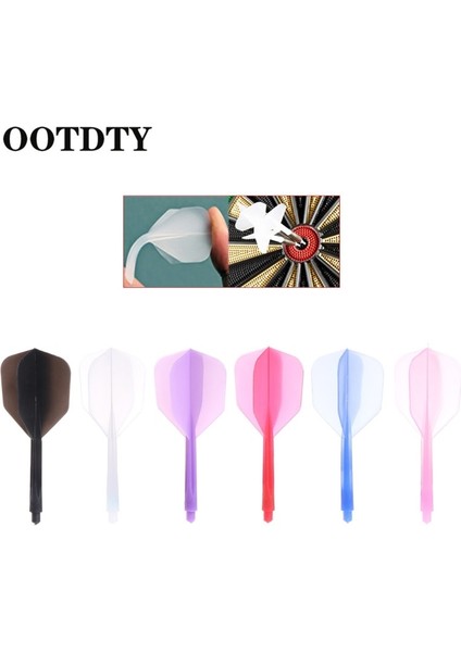 Kırmızı Stil Ootdty Plastik Profesyonel Dart Uçuşları 2ba Vidalı Yumuşak Dayanıklı Dart Kuyruğu Dart Kuyruğu (Yurt Dışından)
