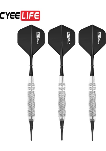 Siyah Stil Cyeelife G Yumuşak Uçlu Dart Profesyonel Elektronik Dartlı Naylon Yumuşak Uç Noktalı Dart Aksesuarları (Yurt Dışından)