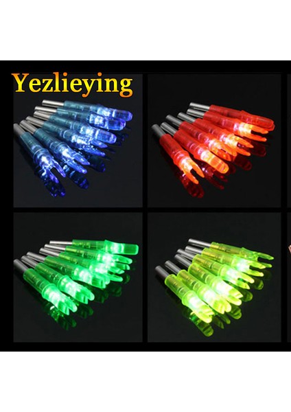 Kırmızı Stil 6 Adetavcılık Id LED Işıklı Okçuluk Ok Nock LED Parlayan Ok Nocks Arbalet Bileşik ve Olimpik Yay (Yurt Dışından) indirimleri