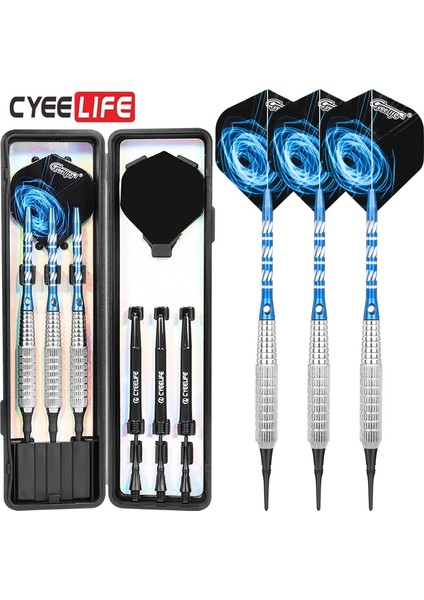 17G Tarzı Cyeelife Yumuşak Uçlu Dart G Dart Kapalı Spor Iğne Atma Dart Tahtası Ucu Spor Oyunu 3ADET (Yurt Dışından)