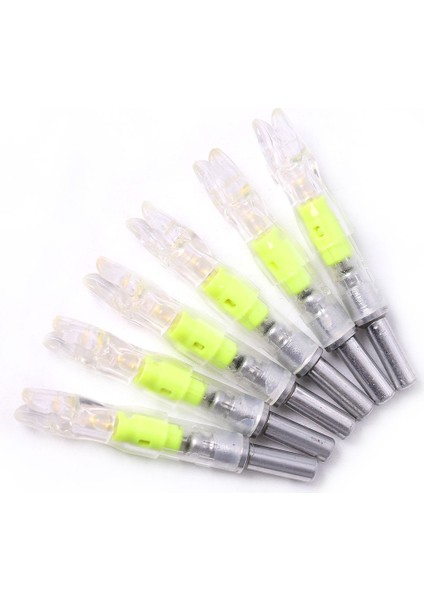 3 Adet Id6.2mm Sarı Stil Okçuluk Ok LED Işıklı Nocks Bileşik Olimpik Yaylar Için Kuyruğa Otomatik Vuruşlaruzun Yay Ok Milleri (Yurt Dışından)
