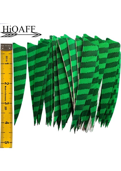 Mor Tarzı Lot Hi-Q 4 Alan Kesim Ok Tüyleri Gerçek Hindi Kesim Tüy Okçuluk Aksesuarları Fletching -Çizgili (Yurt Dışından) fırsatları