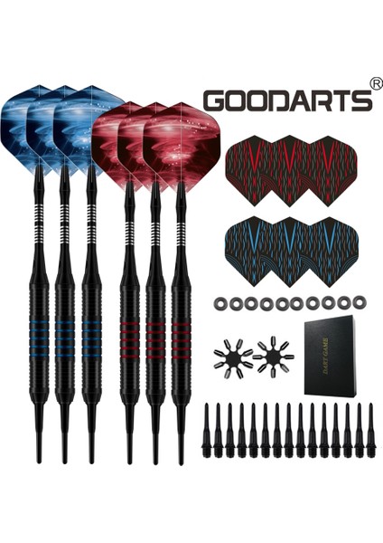 BLUELONG33168003BL1 Stili Goodartoft Ucu Dart 18G Profesyonel Dart Seti Alüminyum Mil Seti Elektronik Dart Tahtası Dart Kılıfı Kapalı Oyun (Yurt Dışından)
