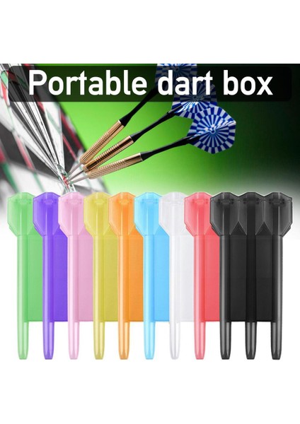 Mor Tarzı Taşınabilir Naylon Dart Taşıma Şeffaf Plastik Çoğu Dart Için Uygun Yükseltme Tarzı Plastik Saklama Kutusu Dart Accessori V3V4 (Yurt Dışından)