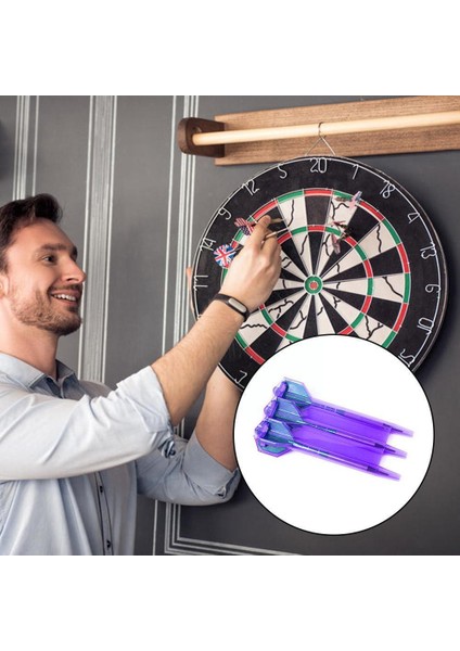Mor Tarzı Taşınabilir Naylon Dart Taşıma Şeffaf Plastik Çoğu Dart Için Uygun Yükseltme Tarzı Plastik Saklama Kutusu Dart Accessori V3V4 (Yurt Dışından)