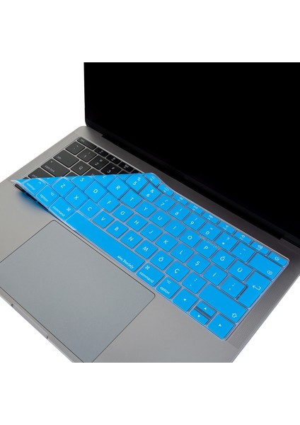 Laptop Macbook Pro Klavye Kılıf Türkçe Q Baskılı A1534 A1708 ile Uyumlu