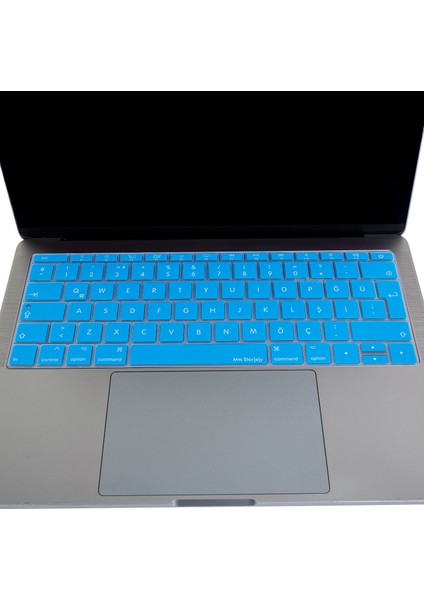 Laptop Macbook Pro Klavye Kılıf Türkçe Q Baskılı A1534 A1708 ile Uyumlu
